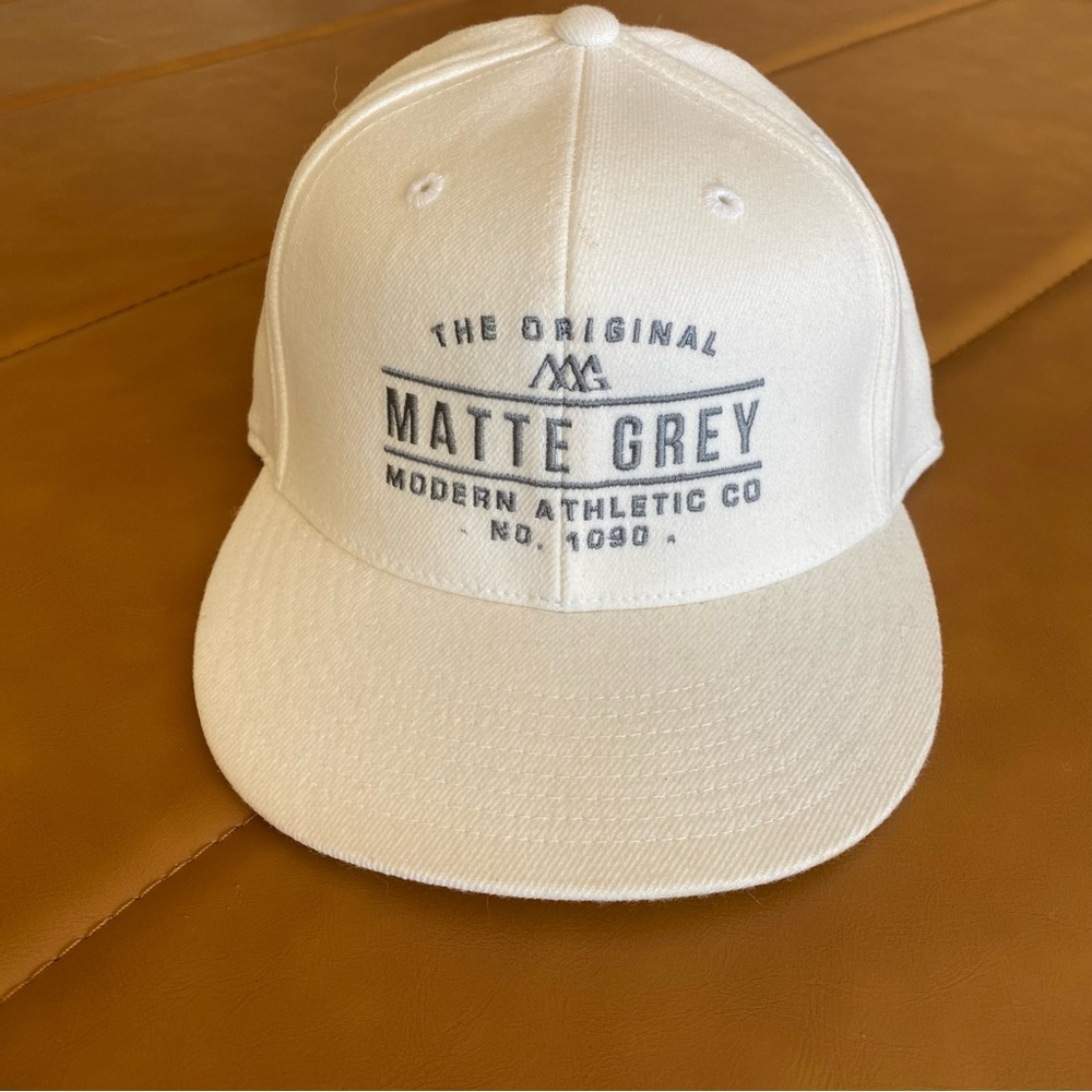 Marquee Fitted White Hat